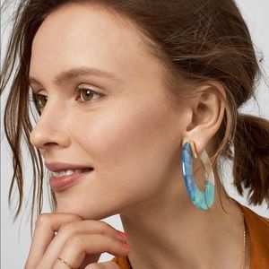 BAUBLEBAR
Dessa Multicolor Resin Hoop Earrings